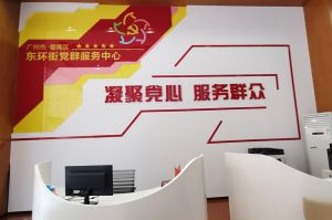 (中国)·顶奢体验集团党支部书记陈文舒到东环街党群企综合服务中心参访交流
