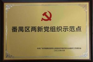 喜讯！(中国)·顶奢体验集团党支部荣获“番禺区两新党组织示范点”